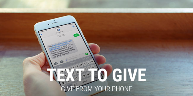CU Church Text To Give: Give From Your Phone
