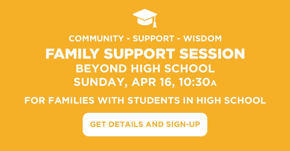 Family Support Session: Beyond High School - Details  and Sign-up